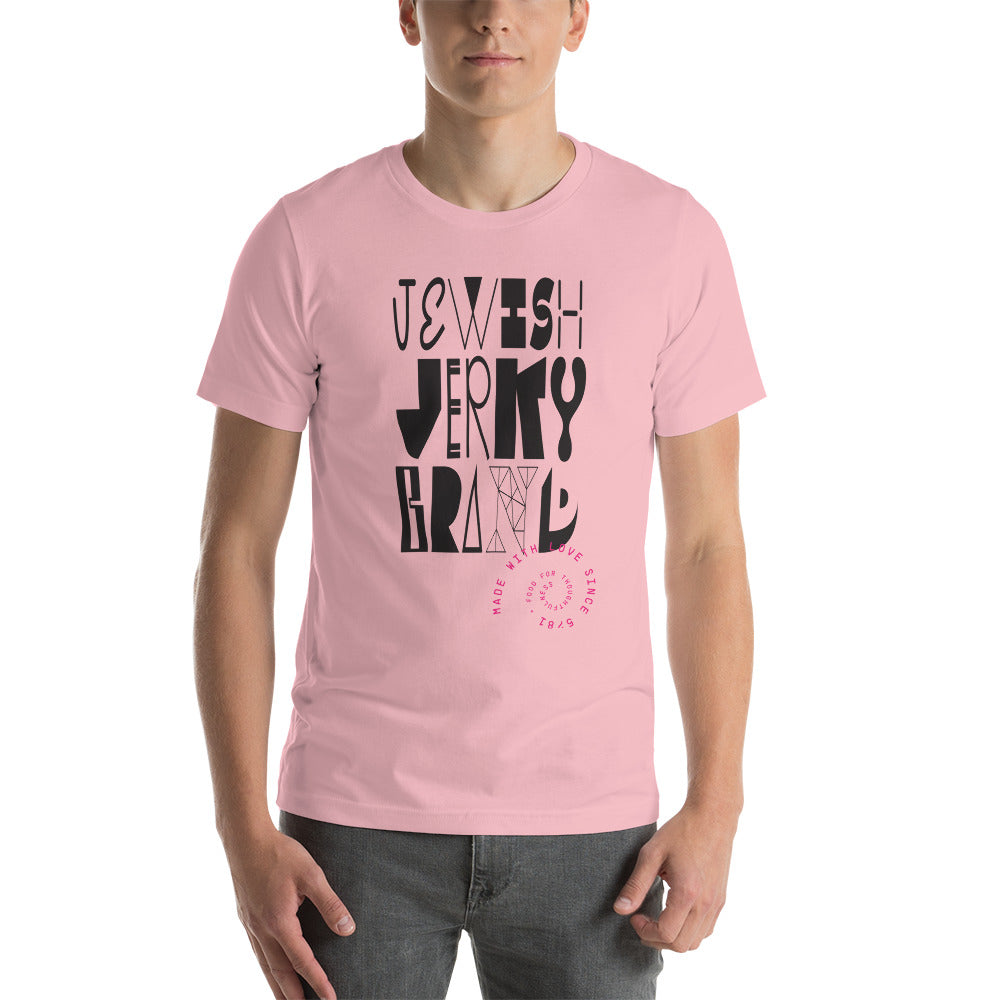 Pink Unisex JJB Summer Logo T-Shirt